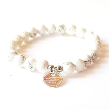 Load image into Gallery viewer, Essential Oil Diffuser Bracelet l White Howlite
