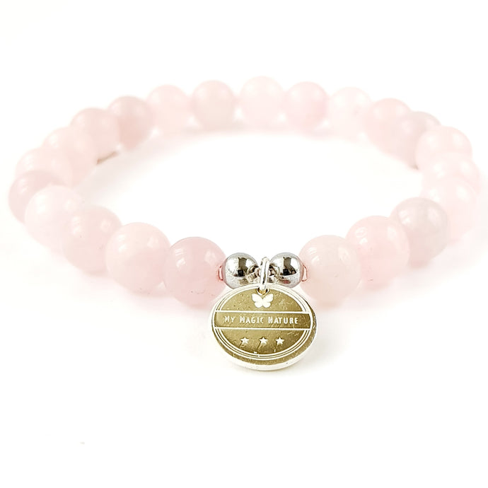 Anxiety Relief Bracelet Rose Quartz Healing Crystals Stress Relief Bracelet  | eBay